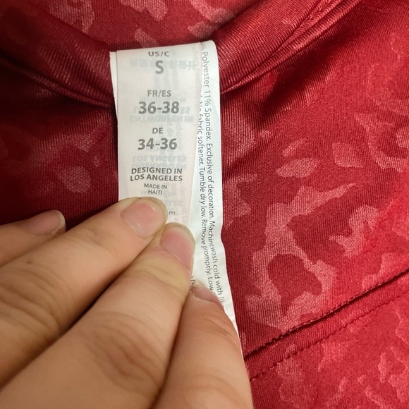 Marika red leopard leggings - Picture 2 of 5